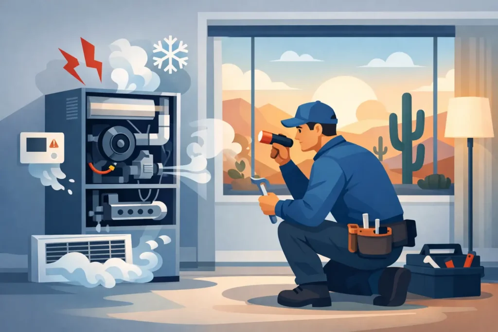 Furnace Repair in Tucson When Your Heat Fails